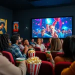 ดูหนังในโรงภาพยนตร์ที่มีผู้ชมที่หลากหลาย