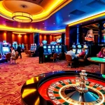 Engage in thrilling gameplay at http://u888.br.com/ with colorful slot machines and a vibrant casino environment.