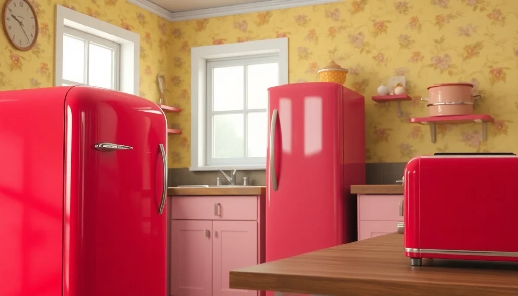 Elevate your kitchen with a stylish retro appliance that adds charm and color.