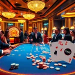 Experience the thrill of CM88 at a vibrant casino poker table filled with excitement.