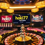 Experience the thrill of hoki77 heylink at a vibrant casino with slot machines and poker tables.
