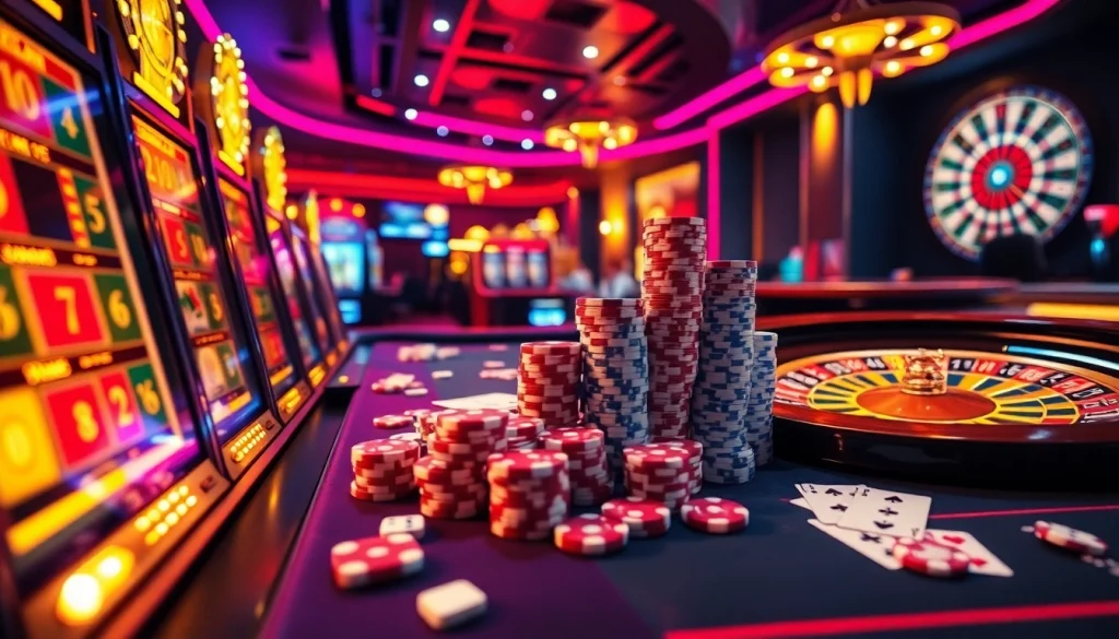 Vivez l'excitation du casino en ligne France avec des machines à sous vibrantes et des jetons de poker.