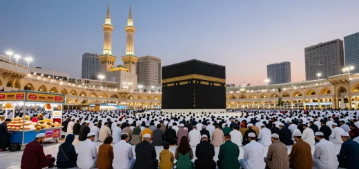 Experience the spiritual essence of Umroh Full Ramadan, capturing travelers' devotion and beauty in sacred rituals.
